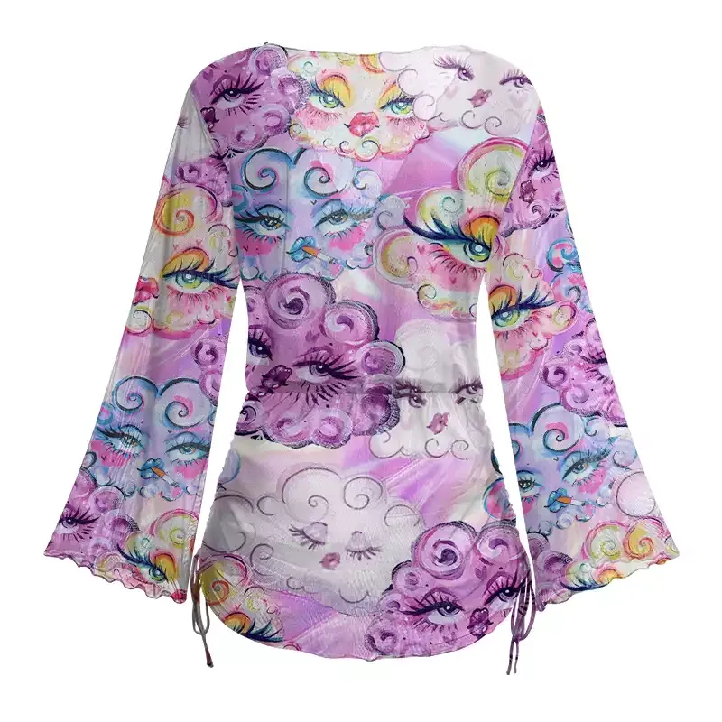 Soulisfree Psychic Grace Occult Sheer Mesh Cover Up