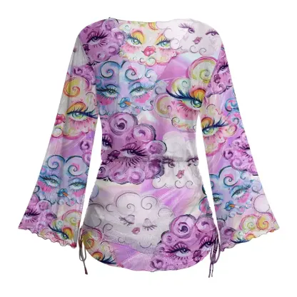 Soulisfree Psychic Grace Occult Sheer Mesh Cover Up