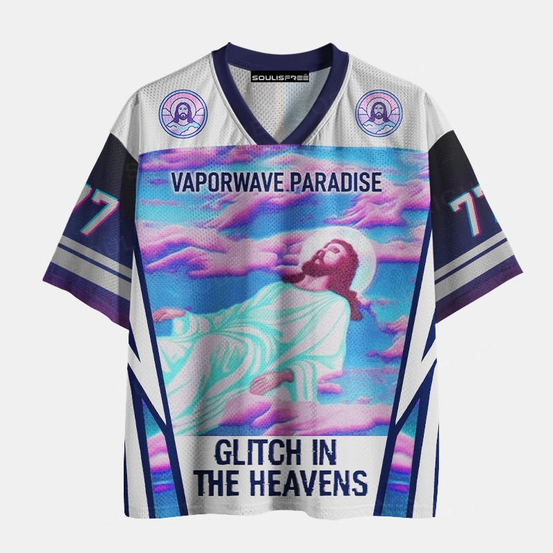 Soulisfree GLITCH IN THE HEAVENS Mesh Jersey