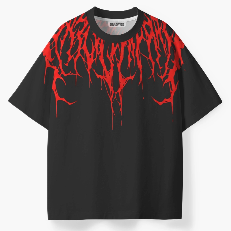 Soulisfree Black Thrash Metal ECO‑PERF Graphic Tee