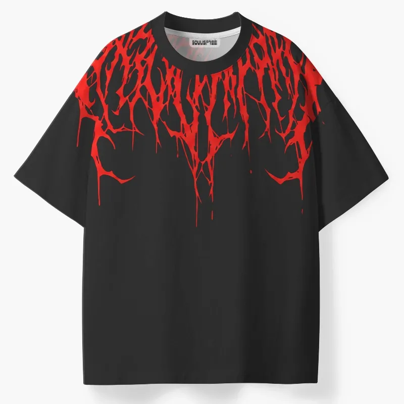 Soulisfree Black Thrash Metal ECO‑PERF Graphic Tee