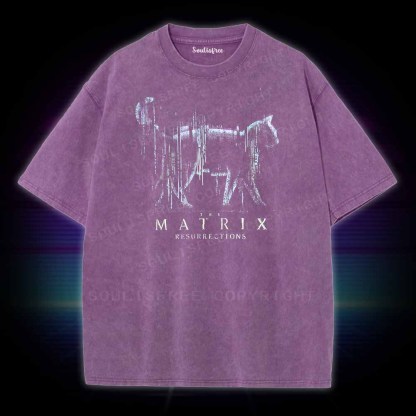 Soulisfree Digital Cat Washed Tee