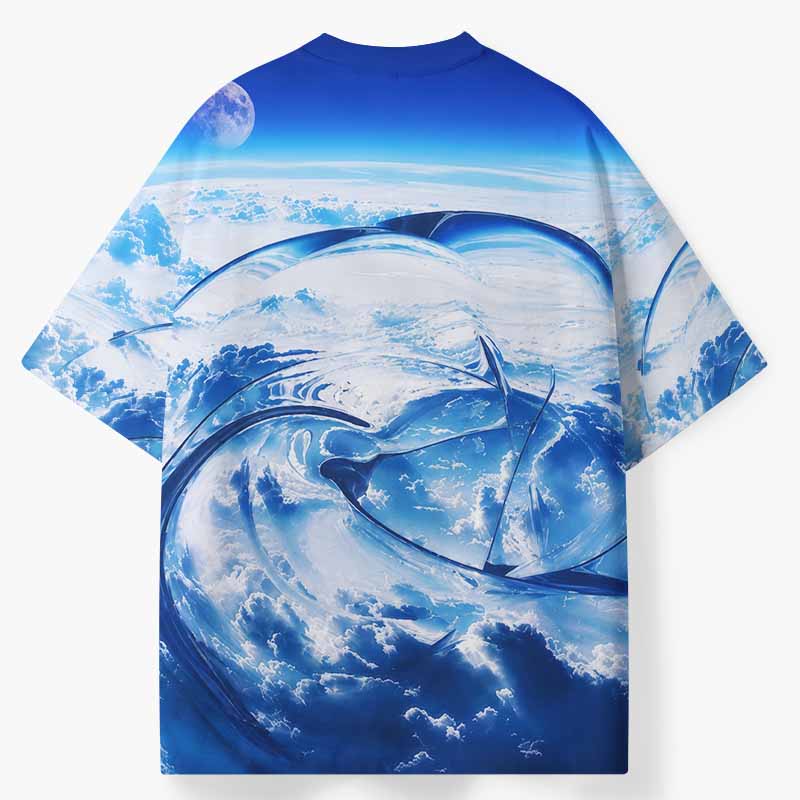 Soulisfree BETWEEN SKY & SEA ECO‑PERF Graphic Tee