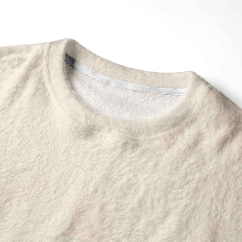Soulisfree  Neon Outlaw Fuzzy Crewneck Sweater