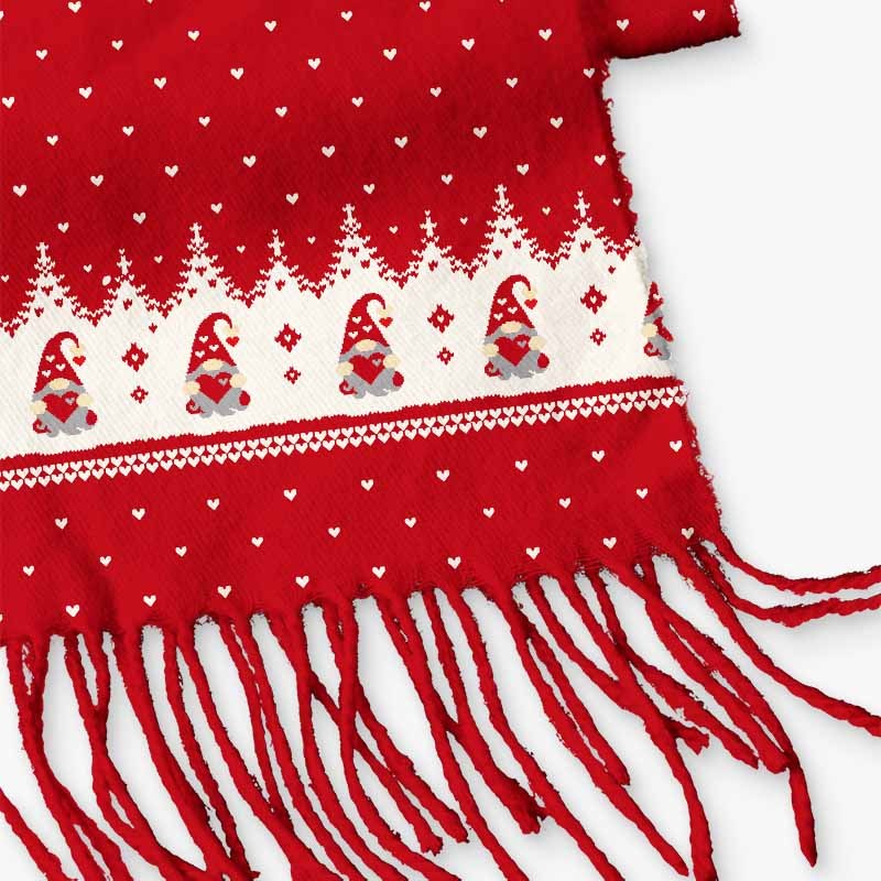 Soulisfree Little Guardians Of Christmas Magic Fuzzy Fringed Scarf