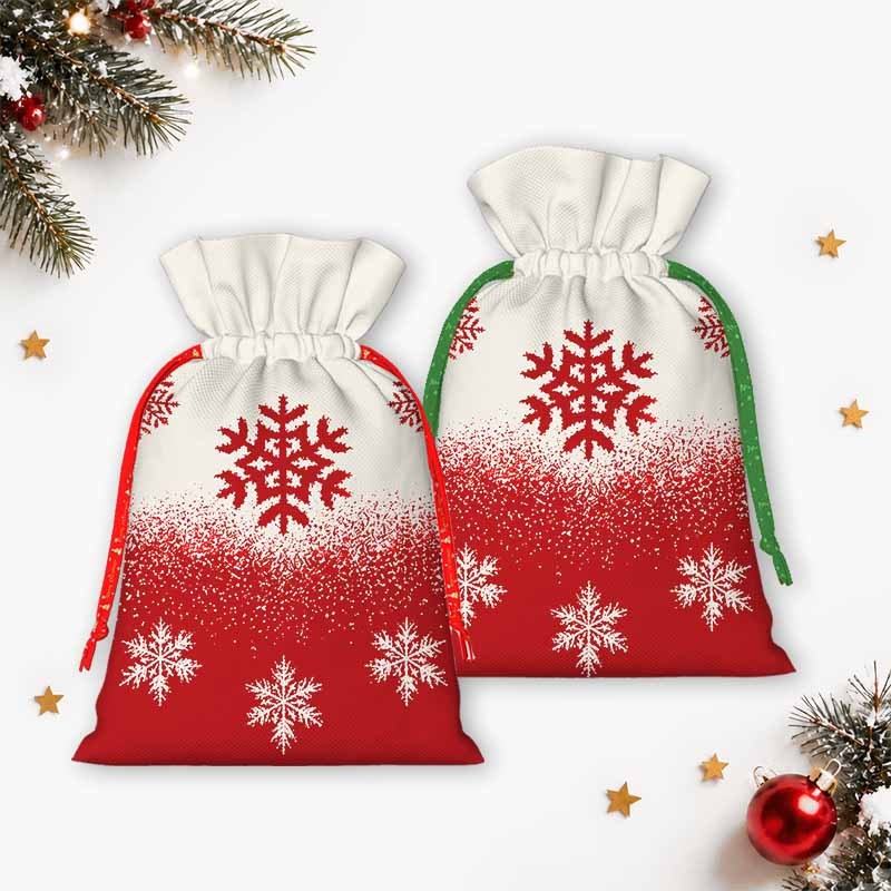Soulisfree  A Winter Snowfall Story Christmas Gift Pouch