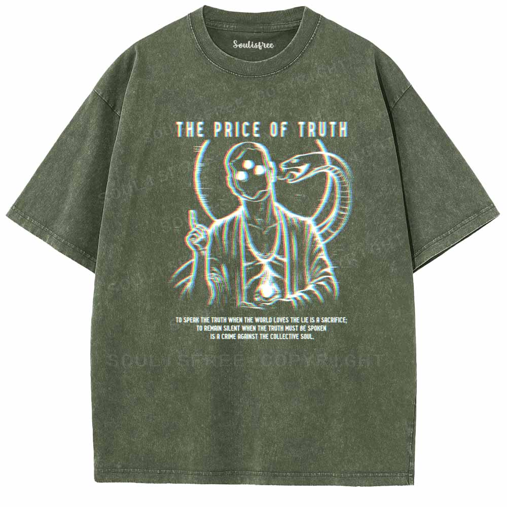 Soulisfree THE PRICE OF TRUTH Washed Tee