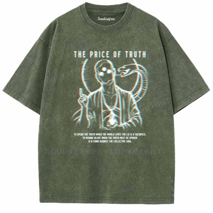 Soulisfree THE PRICE OF TRUTH Washed Tee