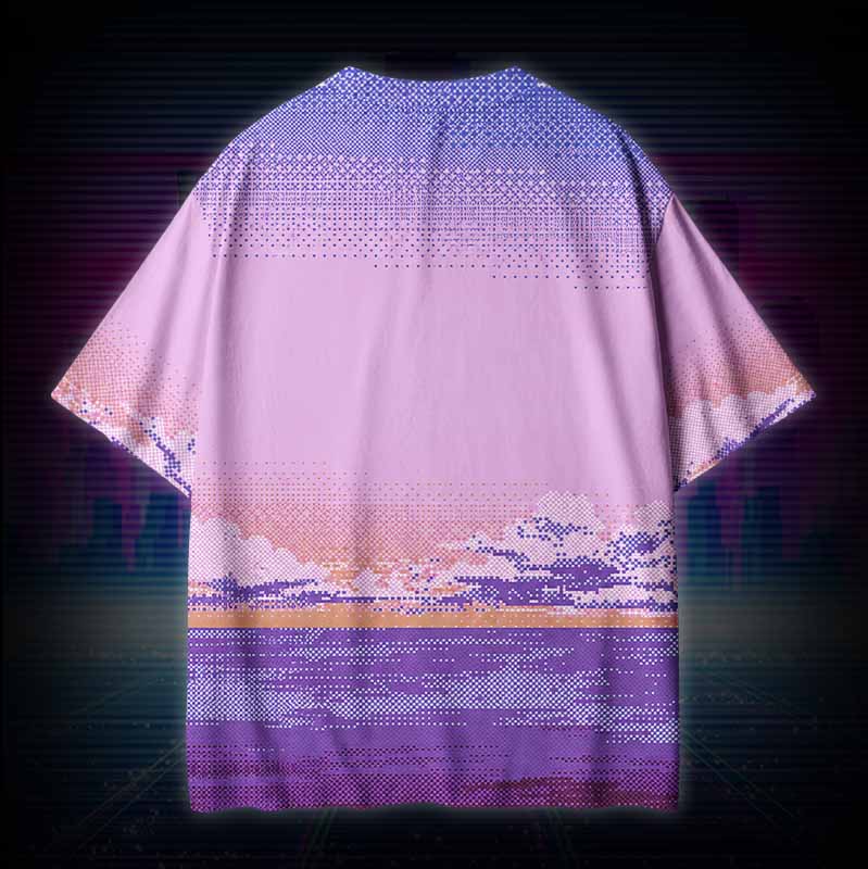 Soulisfree DIGITAL TWILIGHT  Cotton Tee