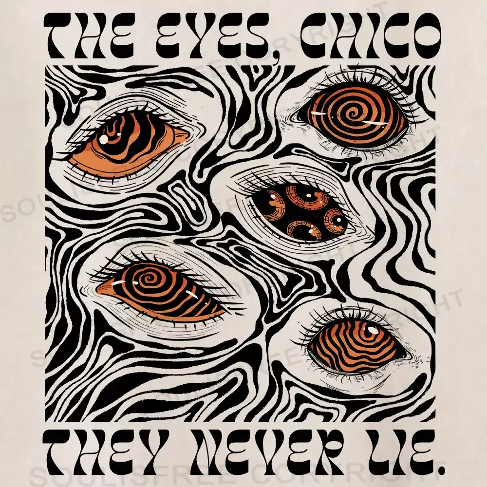 The Eyes Chico . They Never Lie Washed Shorts