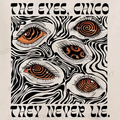 The Eyes Chico . They Never Lie Washed Shorts