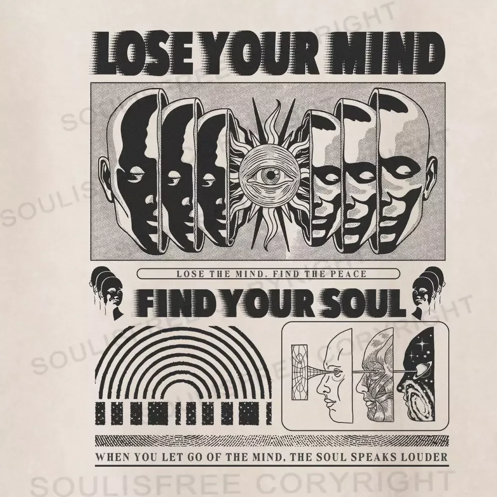 Lose Mind, Find Soul  Washed Shorts