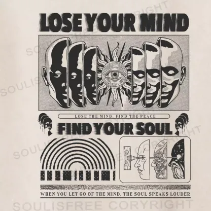 Lose Mind, Find Soul  Washed Shorts