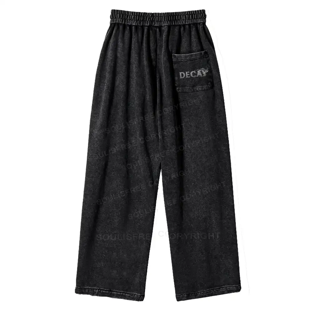 Decay of the Cosmos Washed Baggy Sweatpants