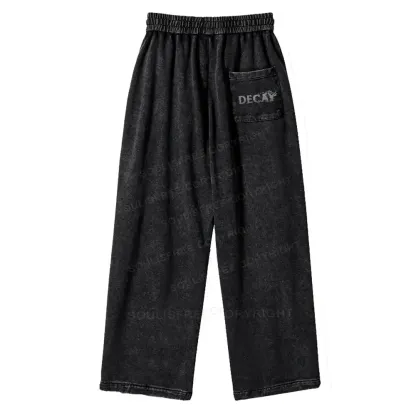 Decay of the Cosmos Washed Baggy Sweatpants