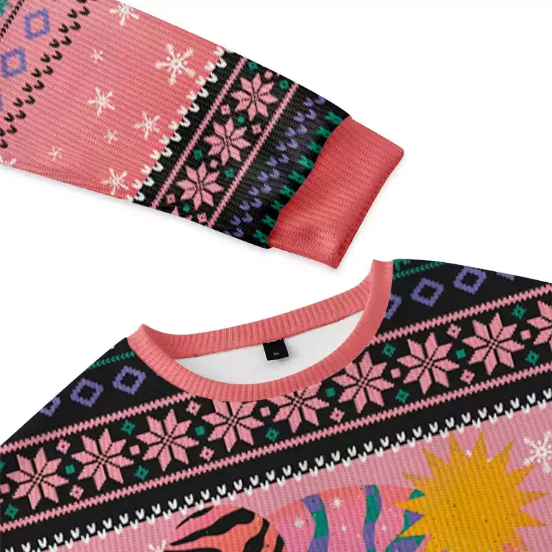 Dystopia 2 Ugly Christmas Knit Sweatshirt