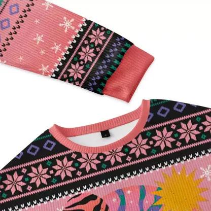 Dystopia 2 Ugly Christmas Knit Sweatshirt