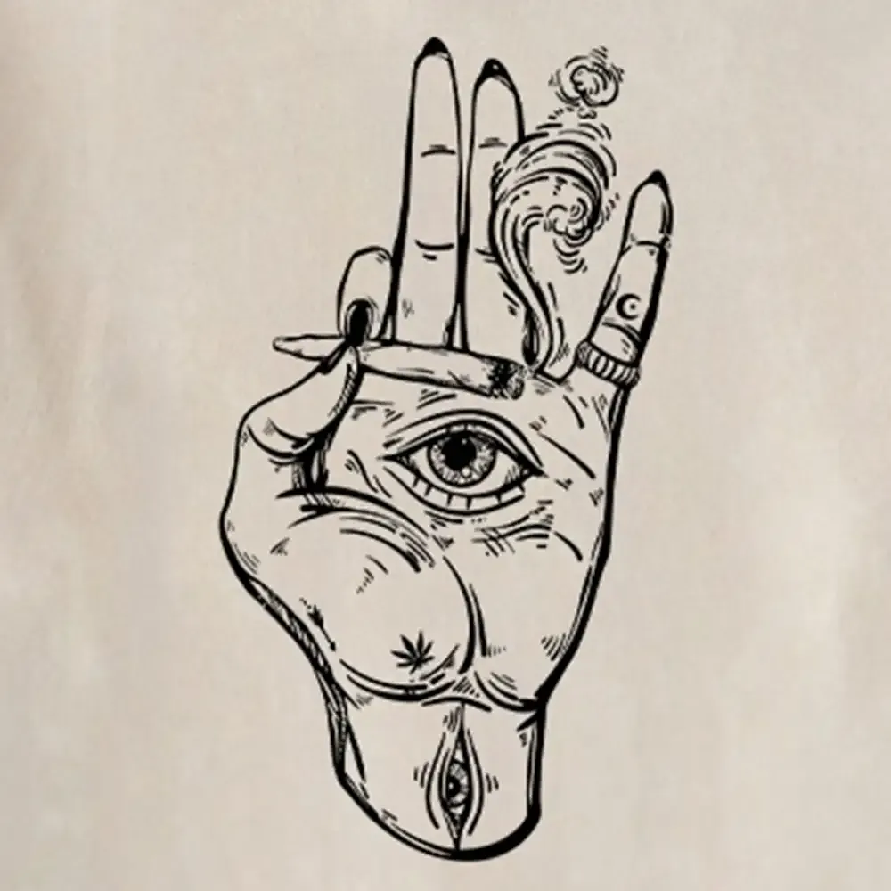 Psychedelic Hand  Washed Hoodie