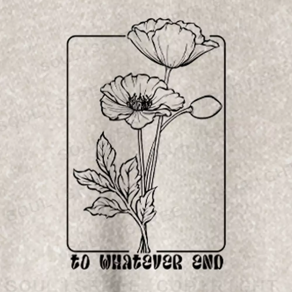 To Whatever End Washed Cropped Sweatshirt