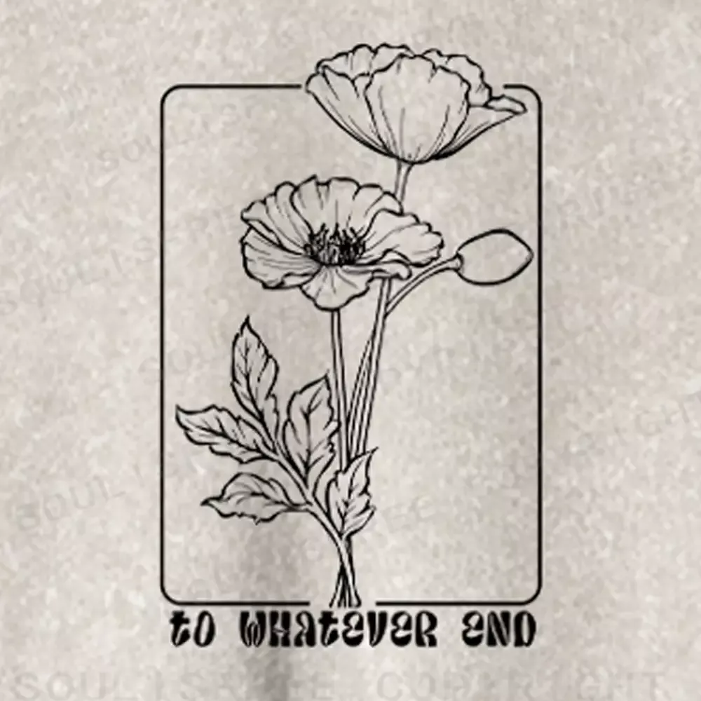 To Whatever End Washed Cropped Sweatshirt