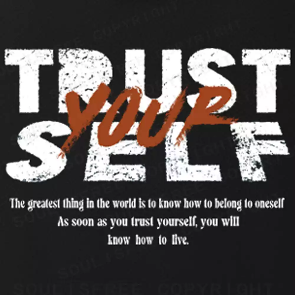 TRUST YOURSELF Fleece Hoodie Set