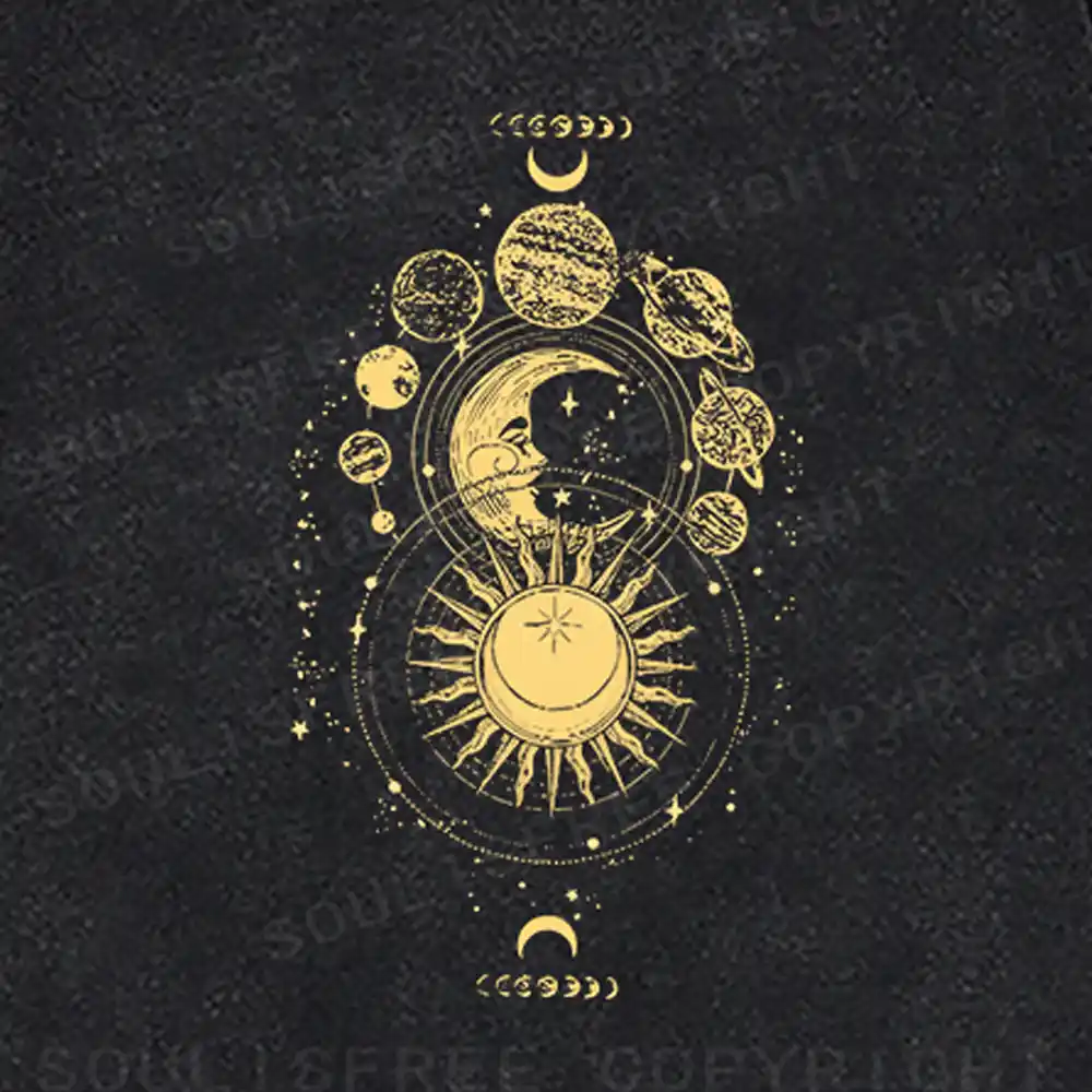 The Golden Cosmos Washed Sweatshirts