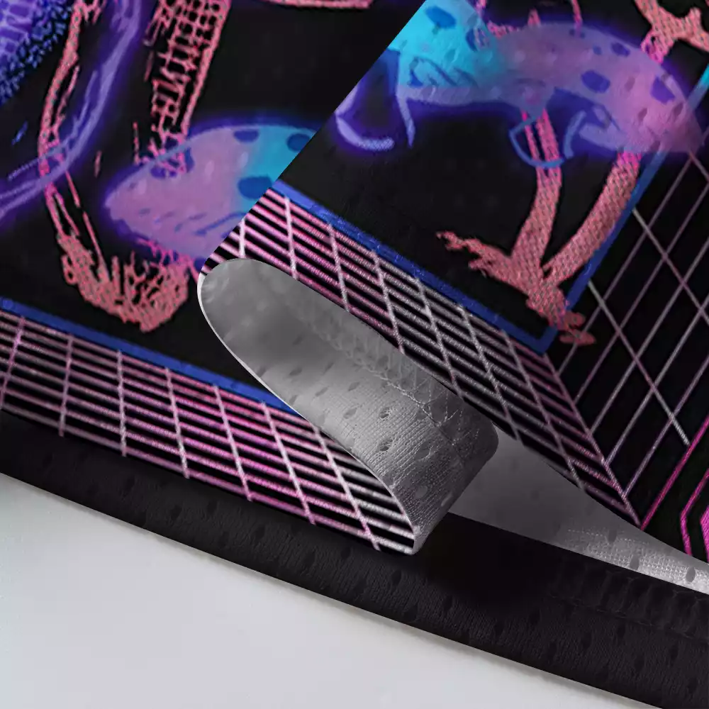 Neon Fungal Grid Mesh Jersey