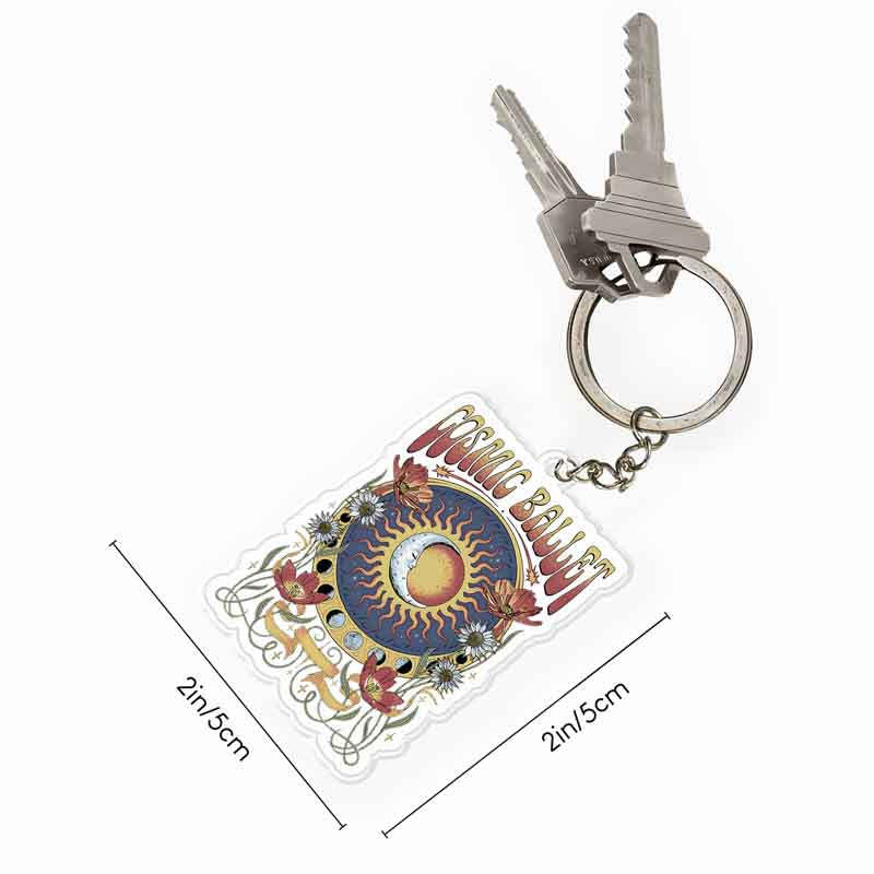 Psychedelic Ballet Keychain