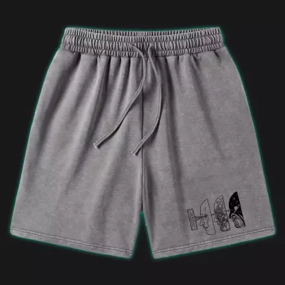 Reality Is Manipulated By Thought Washed Shorts