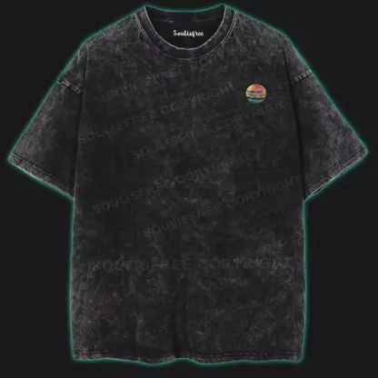 Neon Voyage Washed Space T-shirt