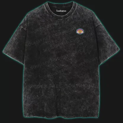 OUT OF MIND Washed Space T-shirt