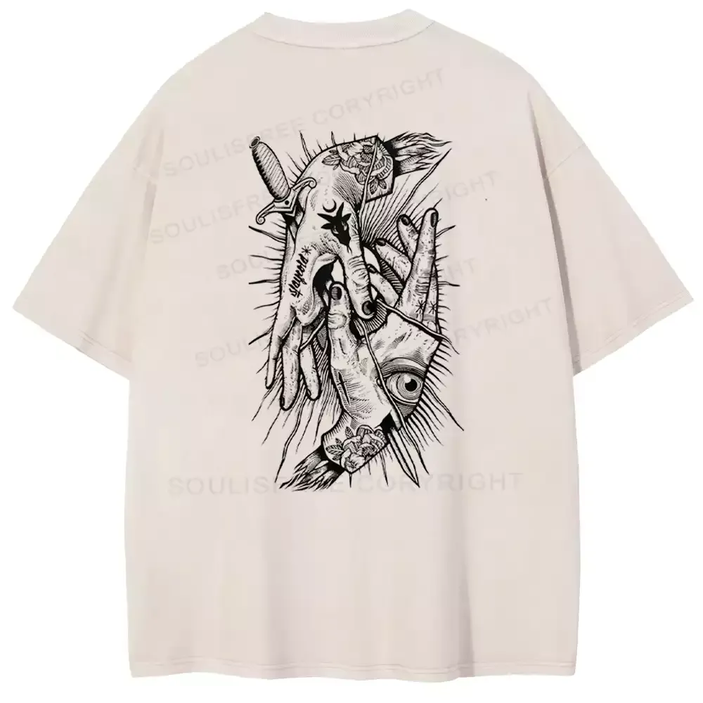 The Power of the Hidden Hand Washed T-shirt