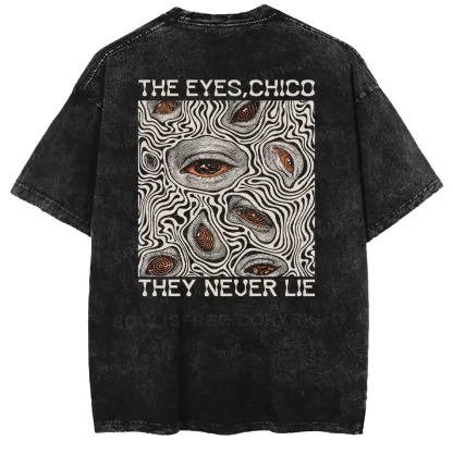Eyes don't lie Washed T-shirt