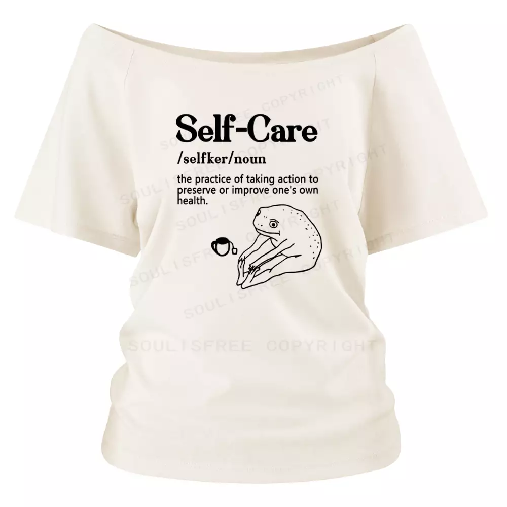 Self-Care Off Shoulder Top
