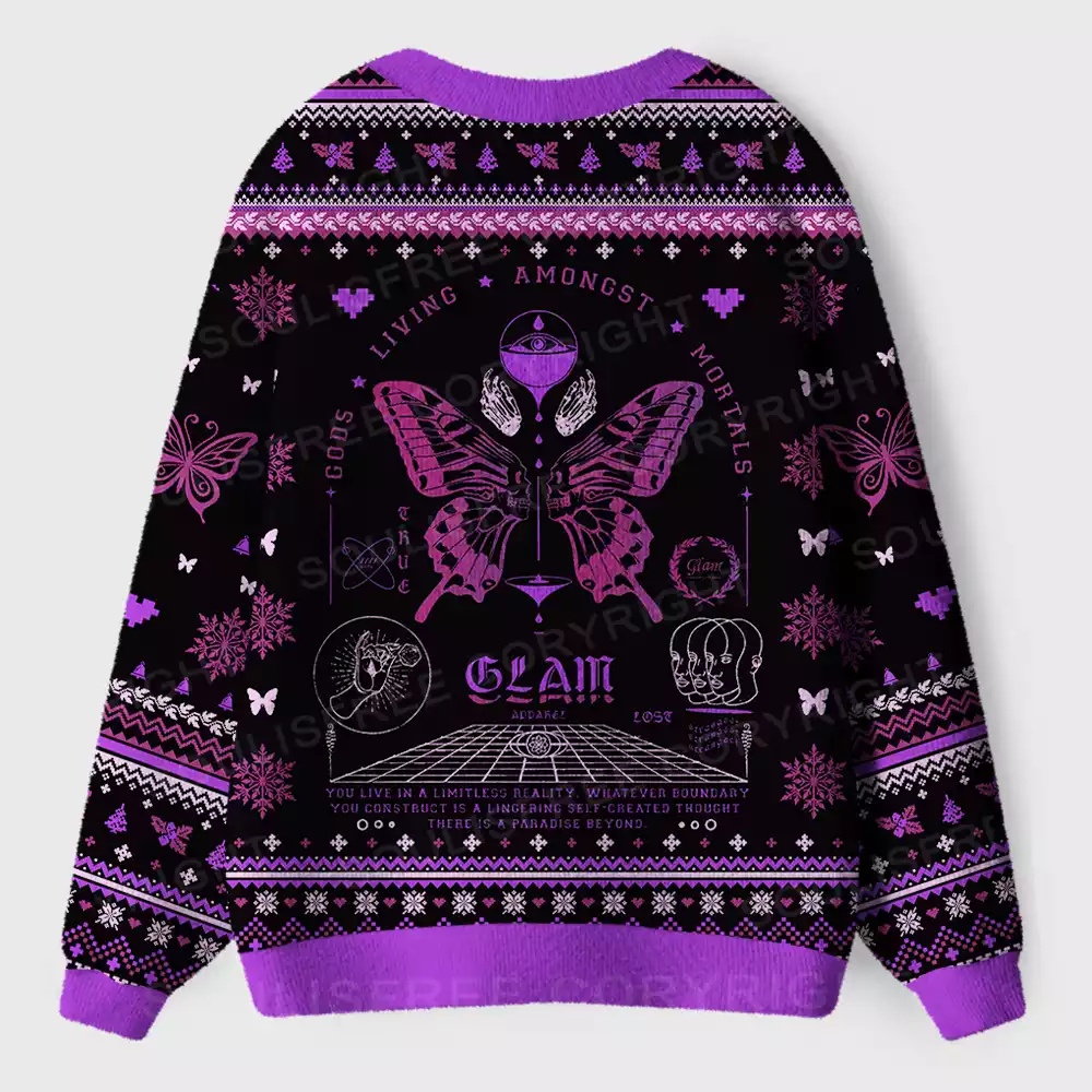 Gods Living Among Us Ugly Cardigan Sweaters