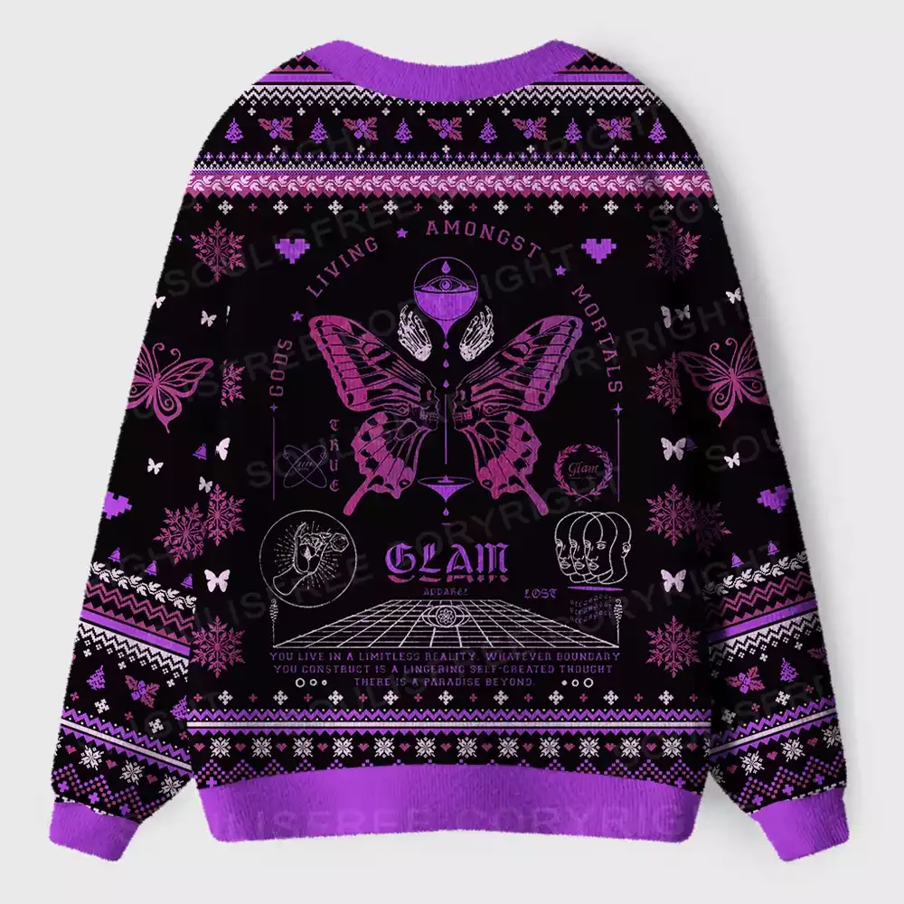 Gods Living Among Us Ugly Cardigan Sweaters