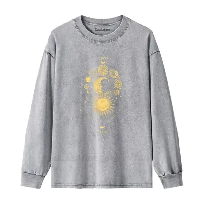 The Golden Cosmos Washed Long Sleeve Shirt