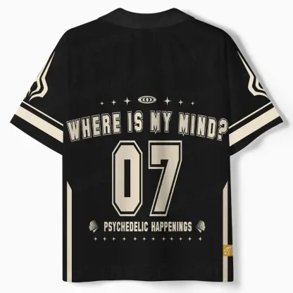Where Is My Brain 1 Polo Collar Unisex Jersey