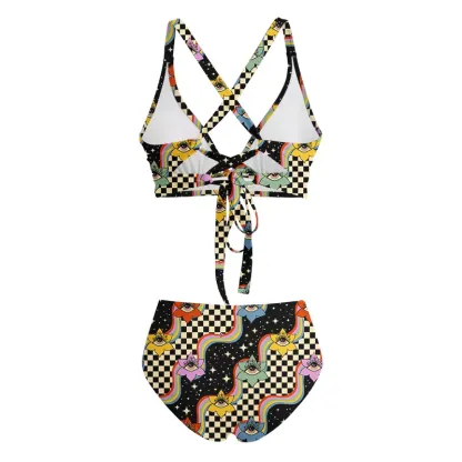 Soulisfree Vision Trip  Glitch Cross Bikini