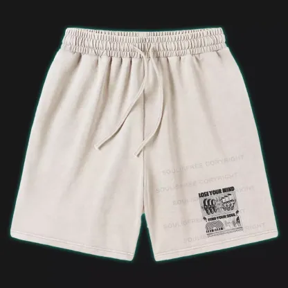 Lose Mind, Find Soul  Washed Shorts
