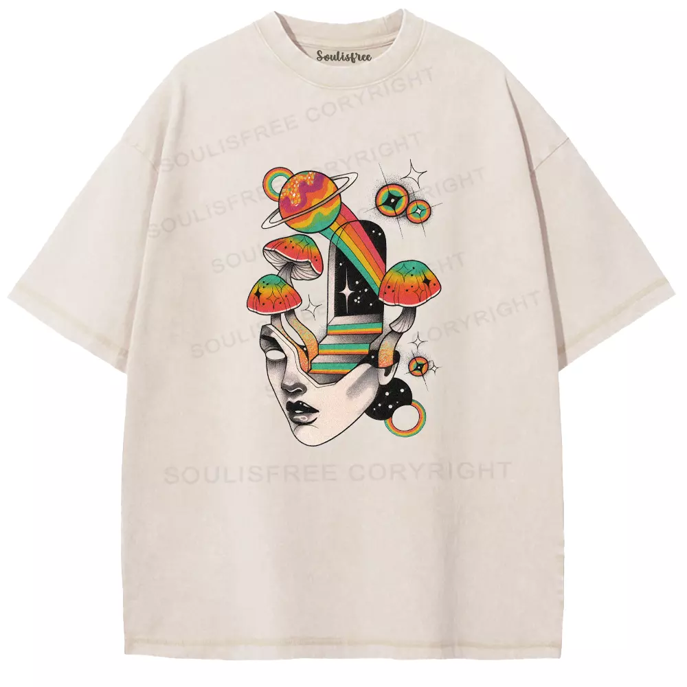 Stairway to Awareness Washed T-shirt