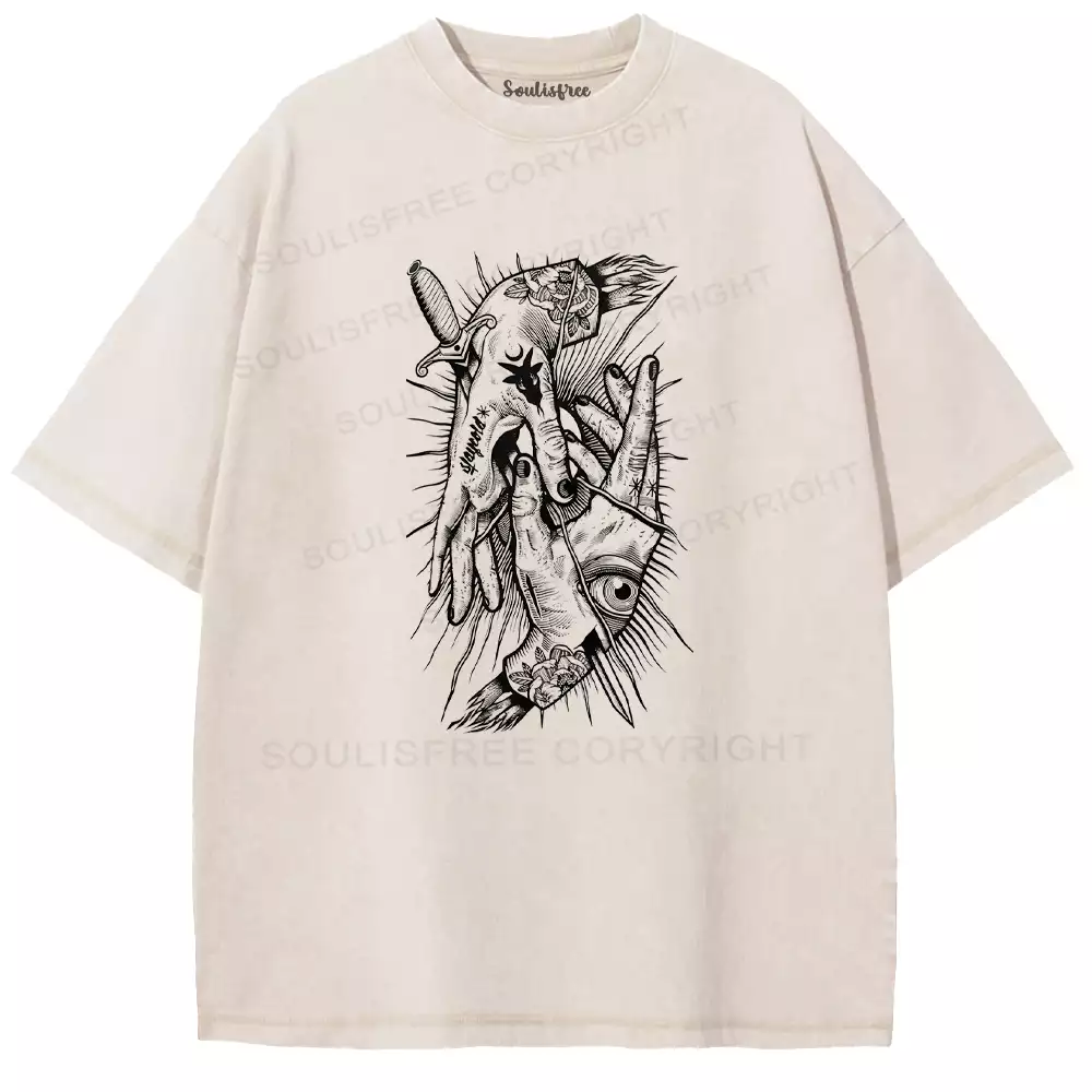 The Power of the Hidden Hand Washed T-shirt
