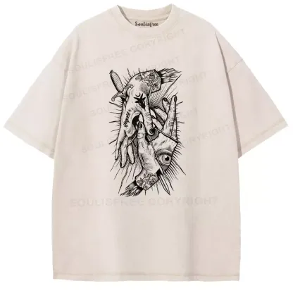 The Power of the Hidden Hand Washed T-shirt
