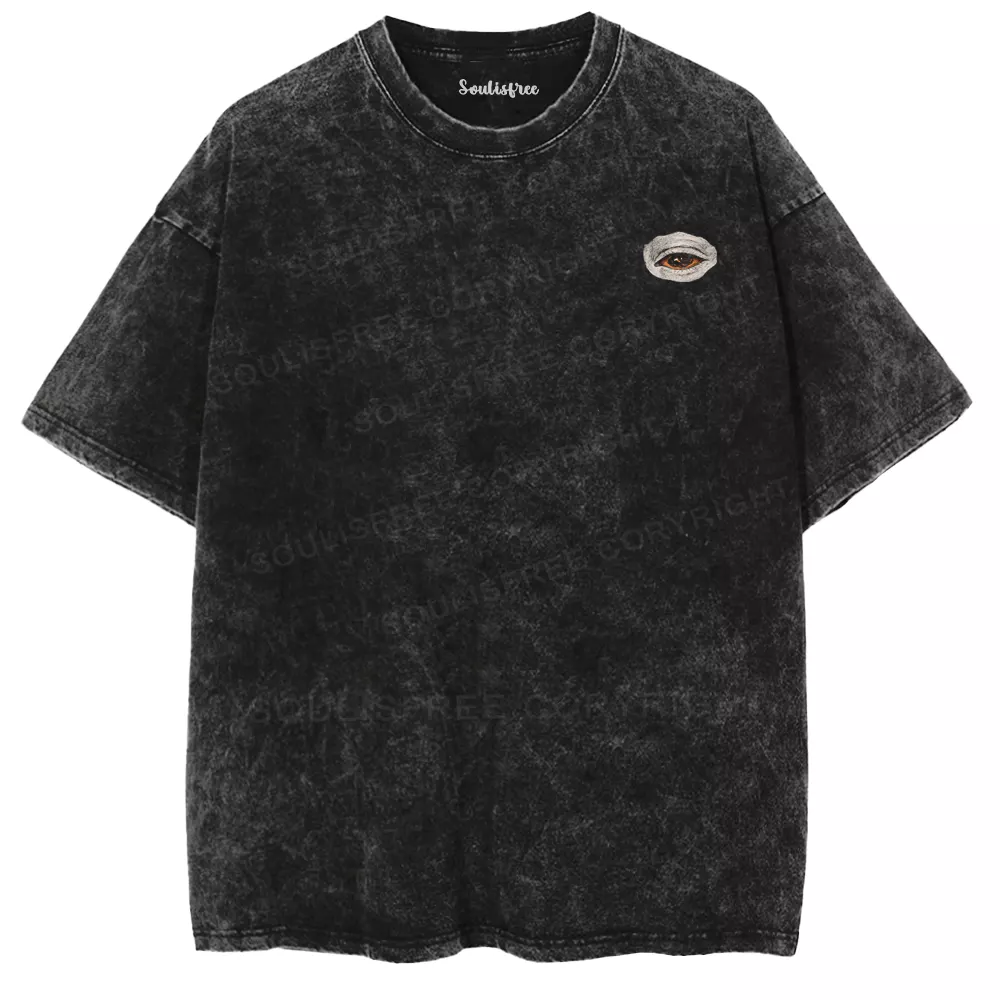 Eyes don't lie Washed T-shirt