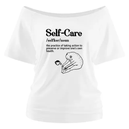 Self-Care Off Shoulder Top