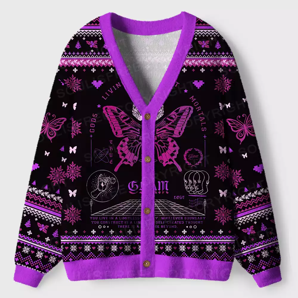Gods Living Among Us Ugly Cardigan Sweaters