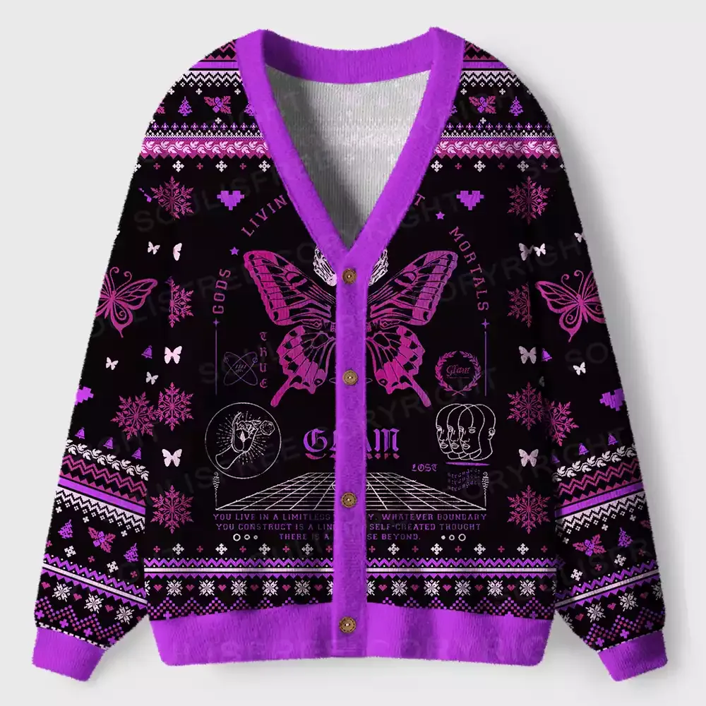 Gods Living Among Us Ugly Cardigan Sweaters