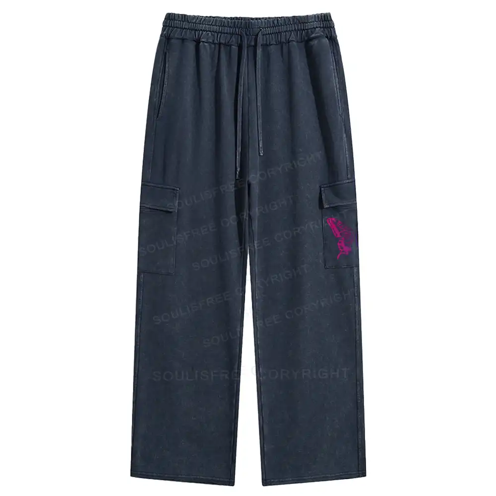 Gods Living Among Us Washed Cargo pants