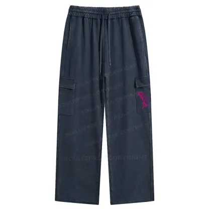 Gods Living Among Us Washed Cargo pants