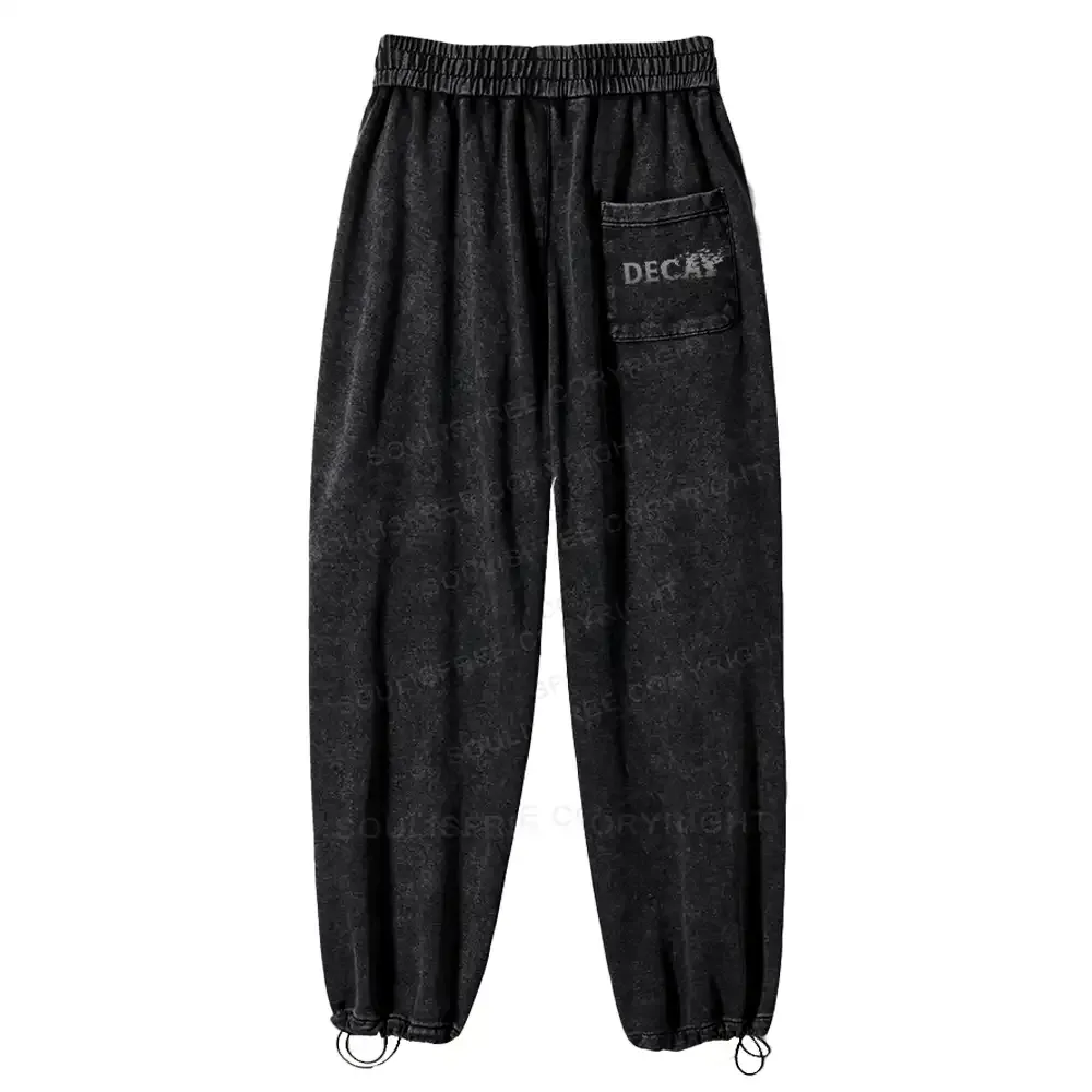 Decay of the Cosmos Washed Baggy Sweatpants